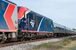 AMTK 355 is second out on today's southbound Silver Meteor 